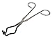 Crucible Tongs, 9 in Overall Length, Stainless Steel,210415479