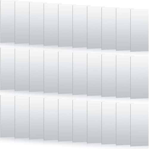 Zonon 30 Pcs Pure Nickel Strip100x44x0.15mm Nickel Sheets 4 x 1.73 x 0.006 Inches, 99.6% Pure Anode Sheet for Electroplating and DIY Plating Experiment