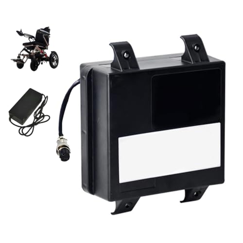HJGHY 24ボルトリチウム電池交換パック 24V 12Ah 15Ah 20Ah 25Ah 32Ah 電動車椅子用リチウムイオン電池 鉛蓄電池 交換用バッテリー 充電器付き,Gx20,24V 32Ah