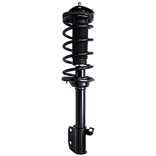 Image of Detroit Axle - 2pc Rear Struts for 98-02 Subaru Forester, 2 Complete w /Coil Spring Assembly 1998 1999 2000 2001 2002 Replacement Suspension Quick Install Ready Shocks Assembly