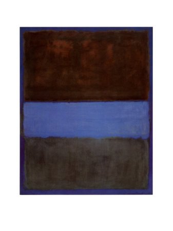 Peinture à l'huile reproduction No 61 Mark Rothko | Toile Haute Qualité 30x36