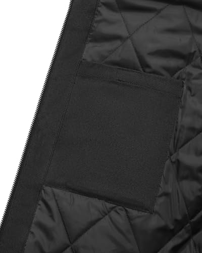 Chaqueta de trabajo aislada con capucha resistente al agua para hombre 5