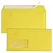 Produktbild 25 Briefumschläge EcoRainbow DIN lang+ mit Fenster gelb