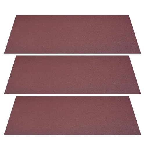 猫のネイルファイルスクラッダー - 3 PCSセルフ接着剤の交換サンドペーパーパッド、耐久性のある20x10インチサイズ|ごみ箱のトレーニング、ペットケア、屋内マニキュア、犬のペディキュア、家庭用グルーミングの使用に最適