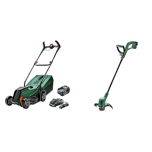 Bosch Tondeuse à Gazon sans Fil CityMower 18V-32-300 (18 V, 1x Batterie 4,0 Ah, Moteur Brushless, Largeur de Coupe : 32 cm, tond Jusqu’à 300 m², dans Une boîte en...