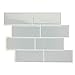 Smart Tiles Premium Authentic Peel And Stick Subway Style Backsplash Self-Adhesive Wall Tiles (4 Sheets of 11.5'' X 8.4'') For Kitchen Bathroom Laundry Room Metro Mia Seafoam
