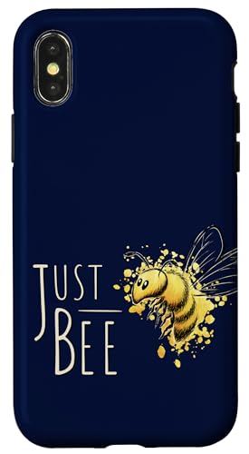 Just Bee �r�[���A�Z���t ���g���n�j�[�r�[ �X�}�z�P�[�X iPhone X/XS �p