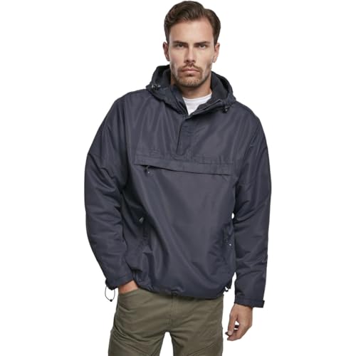 Image of Men's Fleece-Lined Quarter Zip Windbreaker Pullover
