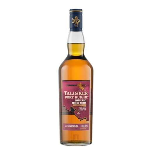 Talisker Port Ruighe - Single Malt Scotch Whisky, handverlesen von der Insel Skye, 45.8 % Vol., 700 ml Einzelflasche