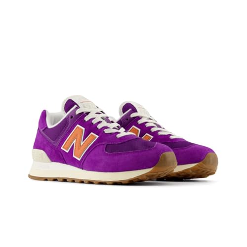 New Balance New Balance Women's 574 V2 Sneaker, Concord Grape/Infield Clay/Sea Salt, 6.5