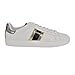 Guess Men's Bertell Sneaker, White/Metallic Multi 141, 12
