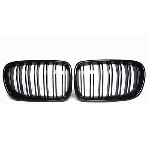 Calandres avant pour BMW X3 F25 2010-2013 double lattes noir brillant calandre de course
