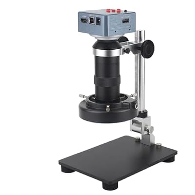 Full HD 4K 60FPS Ultra HD 1080P Compatible HDMI USB Digital Video Microscope Camera 4K Output 1/2 Sensor 130X C-Mount Lens