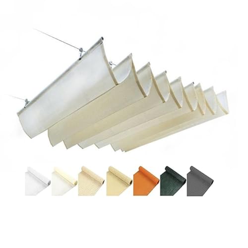 Voile d'ombrage rétractable pour pergola store de remplacement extérieur