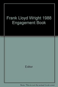 Spiral-bound Frank Lloyd Wright Engagement Book 1988 Book
