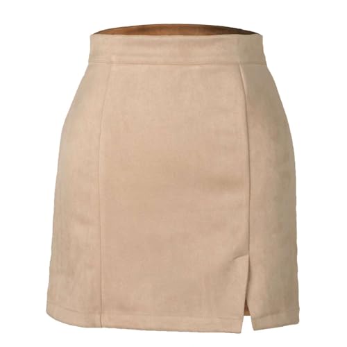 Jupe courte en daim pour un style bohème chic au quotidien