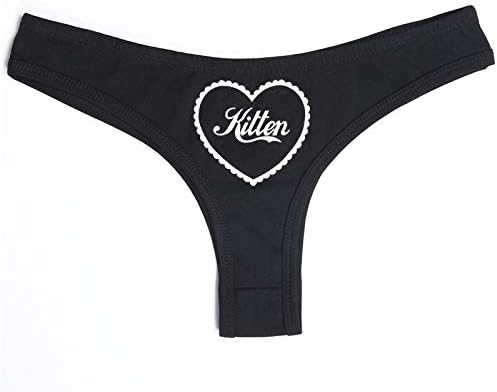 Womens Lingerie Panties, Ladies Sexy Kitten Print Bikini Brief Heart Shape Underwear Erotic Hipster Panties Thong Boy Shorts Knickers