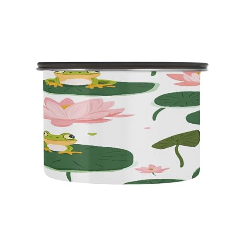 Contenedor Almacenamiento Café Vacío Qilmy 17oz Acero