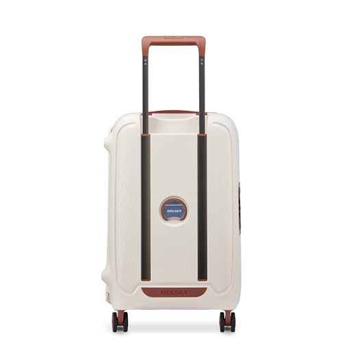 Image of DELSEY PARIS Moncey 55 cms Small Cabin Polypropylene Hardsided 8 Wheels Spinner Luggage /Suitcase /Trolley Bag for Travel with TSA Lock- Angora