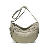 TORISKY Bolso bandolera para mujer, bolso de hombro ligero, impermeable y moderno con múltiples bolsillos, correa ajustable, para el trabajo, los viajes y las compras.(1617-KI)