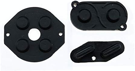 Miniatura 2 de Almohadillas de silicona de goma conductoras Botones para Nintendo Game Boy DMG-01 GB consola Gameboy Classic A B Start D Pad Botones (negro)
