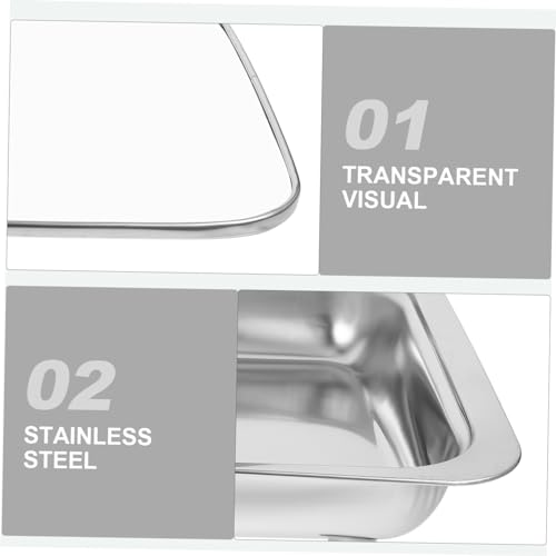Assiette de service stable avec couvercle pour protéger les repas de buffet - 8