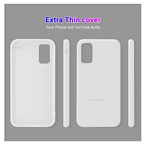 Image of LIRAMARK Liquid Silicone Soft Back Cover Case for OnePlus Nord 2 5G (White)