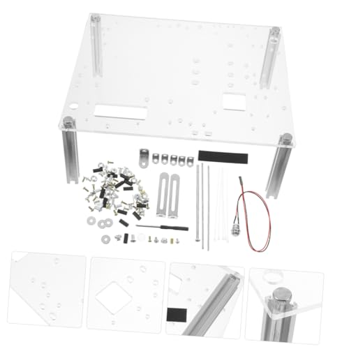 Boîtier ordinateur ouvert transparent alu pour tests de composants informatiques - 2