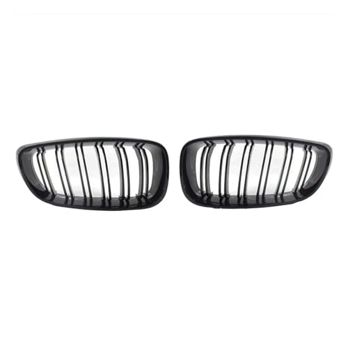 Grilles Calandre Avant Double Ligne Noir Brillant pour BMW Série 3 GT F34 2013-2020