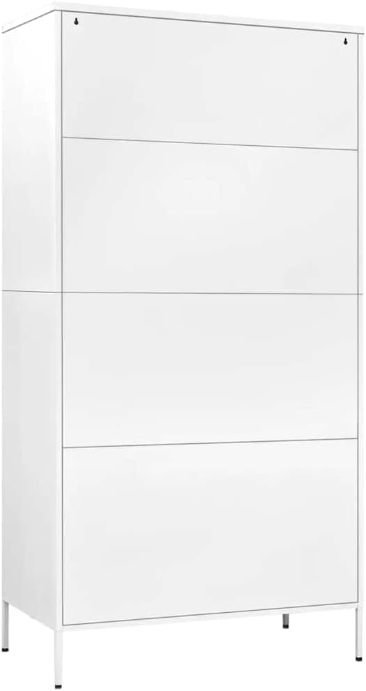 Atzekoa view of the wardrobe showing wall attachment points