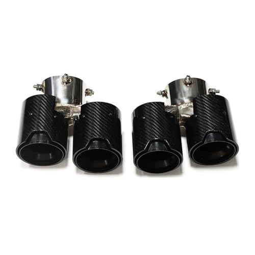 Embout d'échappement carré à quad pour BMW Série 8 G14 G15 G16 840i en carbone