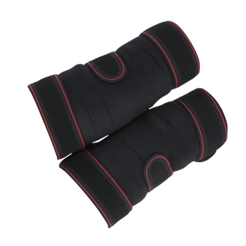1 Pair Cold-proof Cushion Wrestling Pads Wraps Sleeves Sports Leg Sleeves Joint Pads Brace Heating Pad Exercise Kneelet Running Kneepads Black