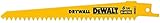 DEWALT Reciprocating Saw Blades, Plaster Cutting, 6-Inch, 6 TPI, 5-Pack (DW4851) , Yellow