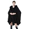 Women-Faux-Fur-Shawl-Wrap-Winter-Cape-Poncho-with-Fur-Trim-Sleeveless-Cardigan-Dressy-Cloak-Coat Women Faux Fur Shawl Wrap Winter Cape Poncho with Fur Trim Sleeveless Cardigan Dressy Cloak Coat
