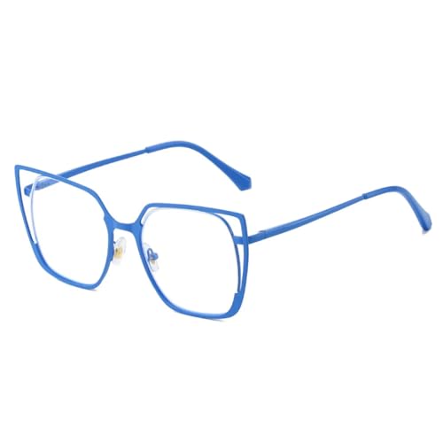 Lunettes œil-de-chat en métal bicolore pour éviter les visages ternes sur vos photos