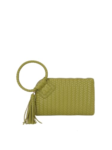 Image of Womens Clutch Purse Wristlet Wallet Evening w /Hand Strap Casual Formal Vegan Leather - Metro Muse