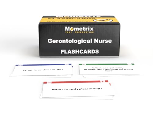 Image of Gerontological Nurse Exam Study Cards: Gerontological Nurse Practitioner Certification Review and Practice Test Questions [Full Color Cards]