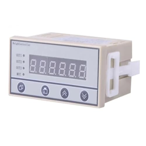 Load Cell Indicator Weight Sensor, 220V High Accuracy Weighing Controller Weight Indicator 6-Digit LED Display 2-pin (Size : 0-10V)