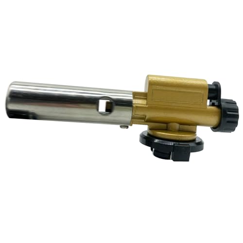 Antorcha de butano, accesorio más ligero de la antorcha de cocina con llama ajustable, golpe de chef profesional para barbacoa, horneado, crema brulee (gas butano no incluido)