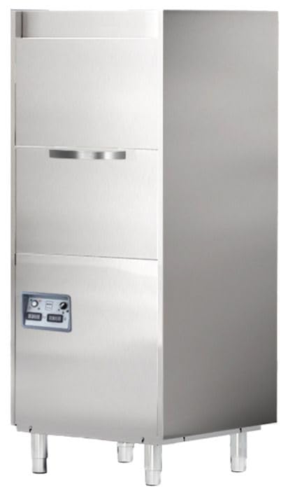 METRO Professional Lavavasos GHP1300SW, inox, 68.5 x 72 x 169 cm, 48 lav./h, 3 modos de lavado, ecológico, 400V, 30 L