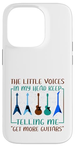 �~���[�W�V�����̃��[���A Little Voices Tell Me Get More Guitars �X�}�z�P�[�X iPhone 14 Pro �p