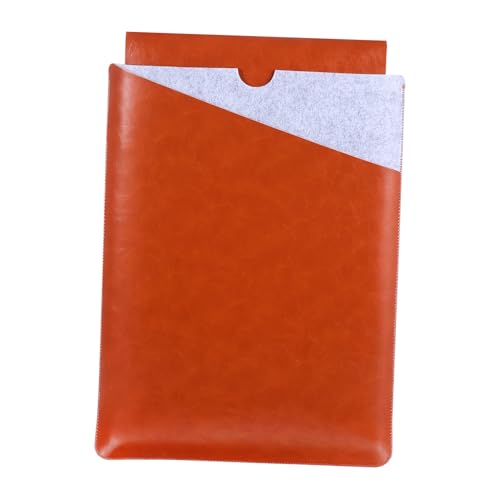 Operitacx Funda Portátil para Color Marrón Maletín con Forro y Resistente Protector Antideslizante y Resistente para Oficina y Viaje