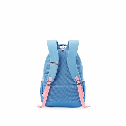 Image of American Tourister Diva | 35 Ltrs | 3 Compartments | Bottle Pocket | Ergonomic Padded Back Panel & Shoulder Straps | High School Backpack | 1 Year International Warranty | Elemental Blue