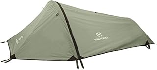 Winterial Single Person Personal Bivy Tent - Lightweight One Person Tent With Rainfly, 2lbs 9oz, Stakes, Poles and Guylines Included, Backpacking and Hiking Bivy Tent, Green