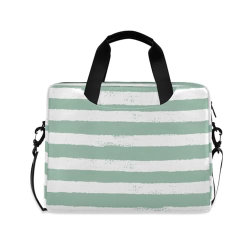 Maletín cruzado para laptop 15.6 pulg blanco-verde