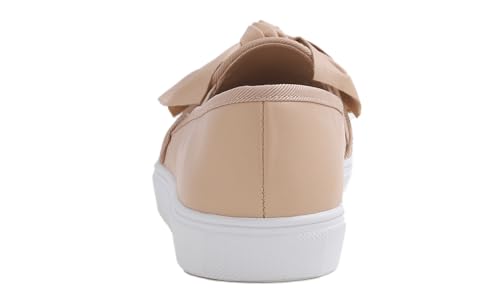 Image of FEVERSOLE Women's Casual Slip On Sneaker Fashion Bow Tie Loafer Flats