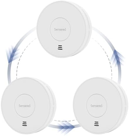 Innolink 10-Year Battery Powered Wireless Interconnected Smoke Detector With Voice Alarm(4-Pack