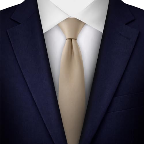 Image of Jacob Alexander Men's Skinny Width 2 inch Solid Color Tie