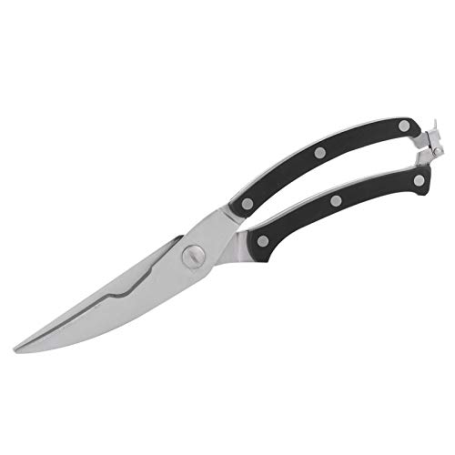 Tijeras de cocina, tijeras para pollos de alta resistencia Tijeras para aves de corral de acero inoxidable Tijeras multiusos para carne, caza, hueso, aves de corral, pollo