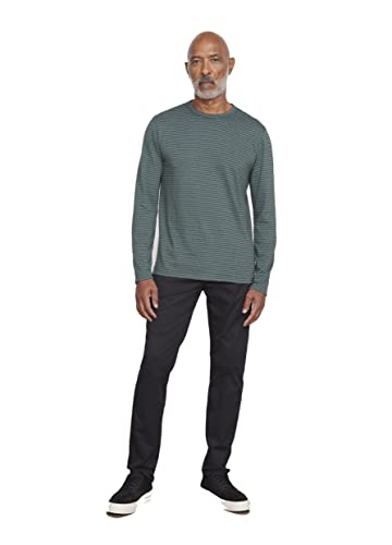 Vince Men's Slub Stripe L/S Crew